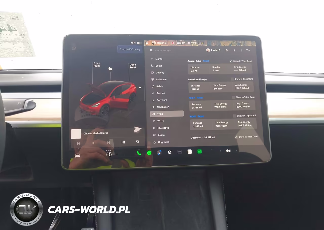 2023 Tesla Model Y Performance Dual Motor All-Wheel Drive VIN:7SAYGDEF4PF845371 - 19