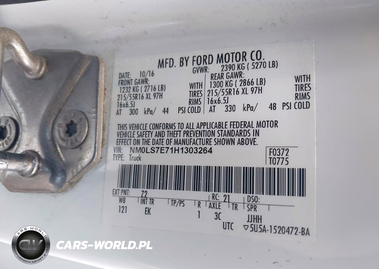 2017 Ford Transit Connect Xl VIN:NM0LS7E71H1303264 - 9