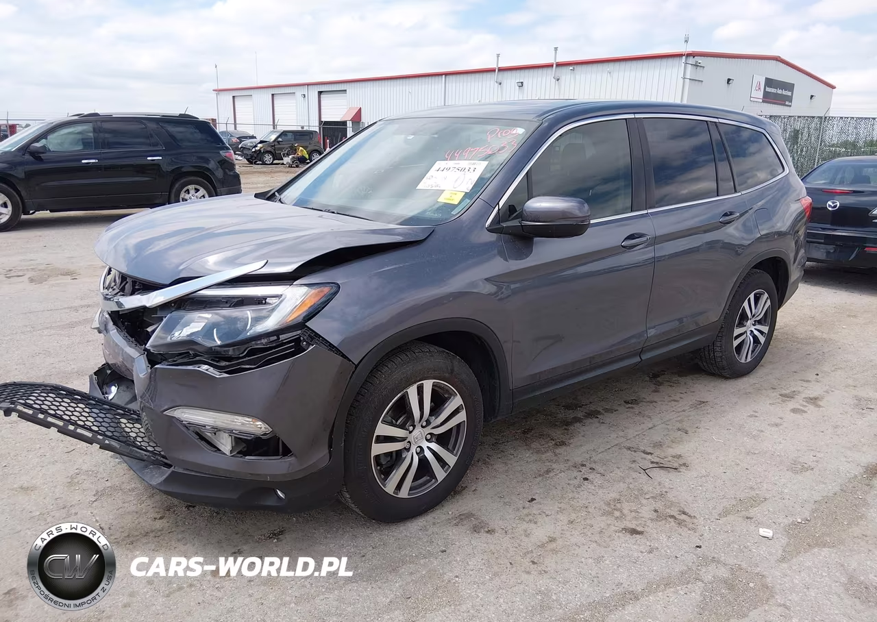 2016 Honda Pilot Ex-L VIN:5FNYF5H50GB055011 - 2