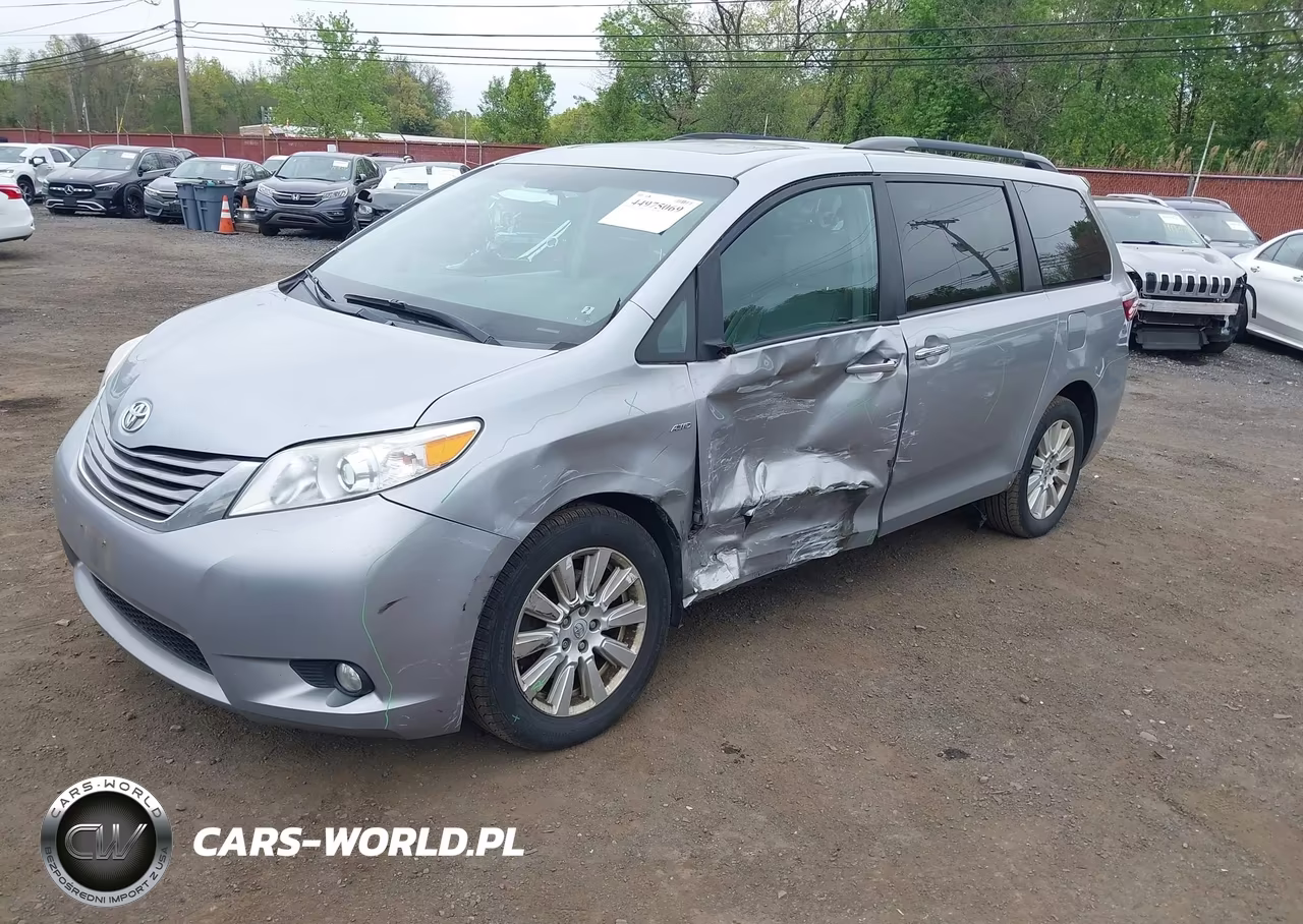 2017 Toyota Sienna Xle 7 Passenger VIN:5TDDZ3DC7HS165534 - 2
