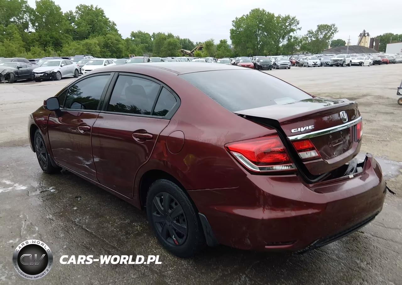 2013 Honda Civic Lx VIN:19XFB2F56DE047338 - 3