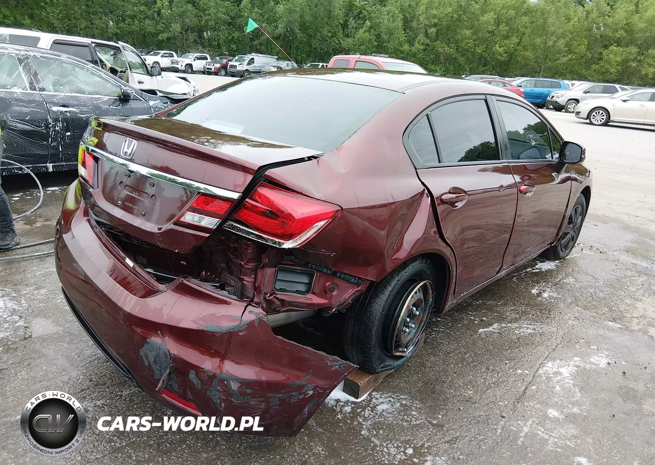 2013 Honda Civic Lx VIN:19XFB2F56DE047338 - 4