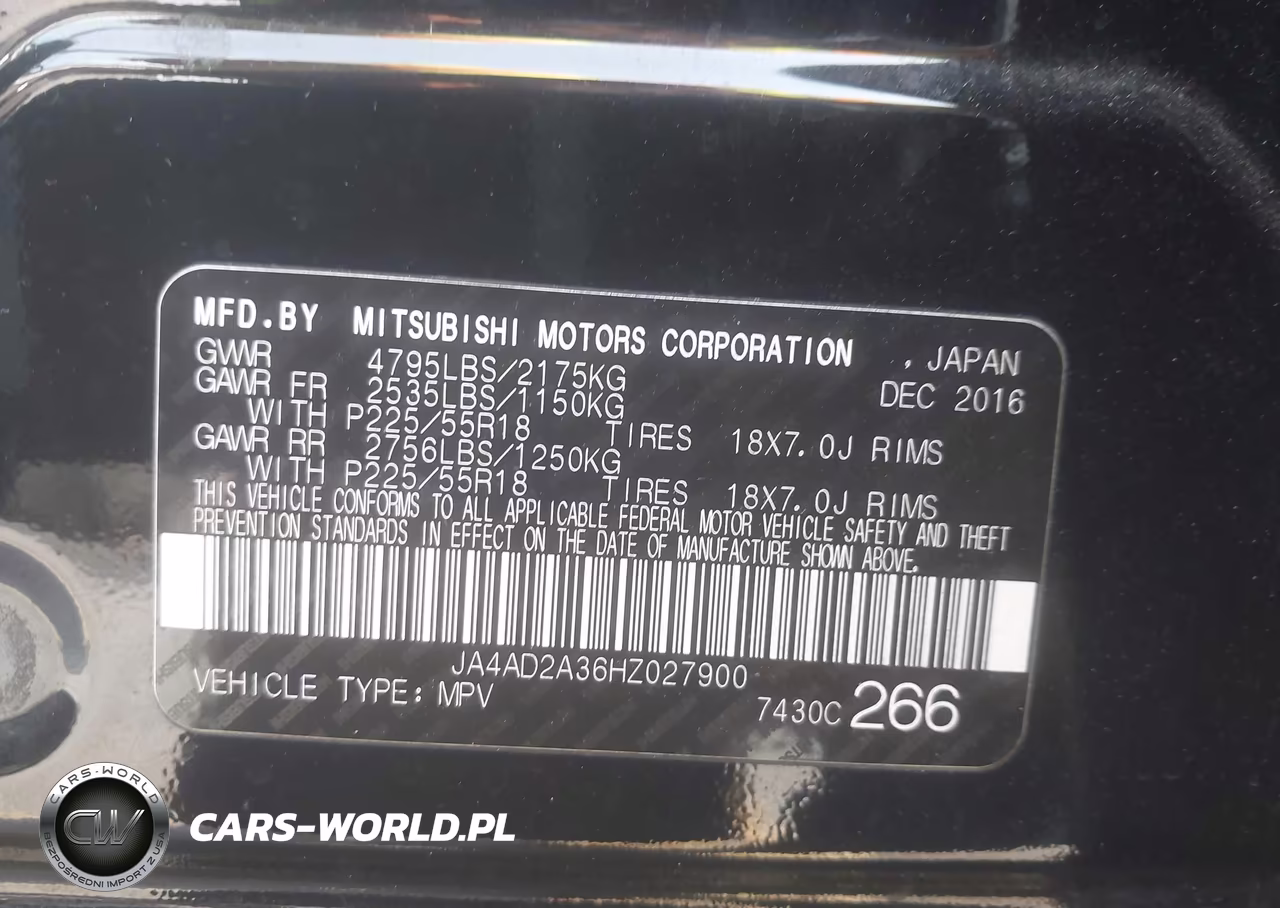 2017 Mitsubishi Outlander Es VIN:JA4AD2A36HZ027900 - 9