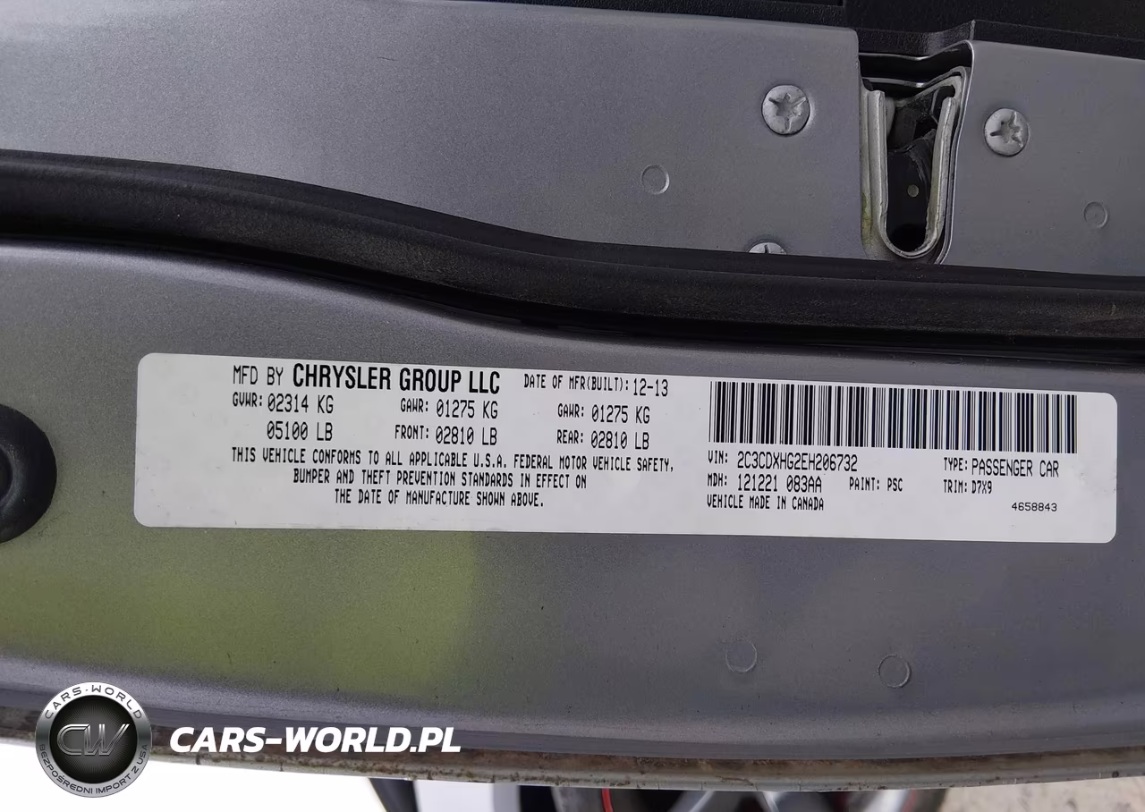 2014 Dodge Charger Sxt VIN:2C3CDXHG2EH206732 - 9