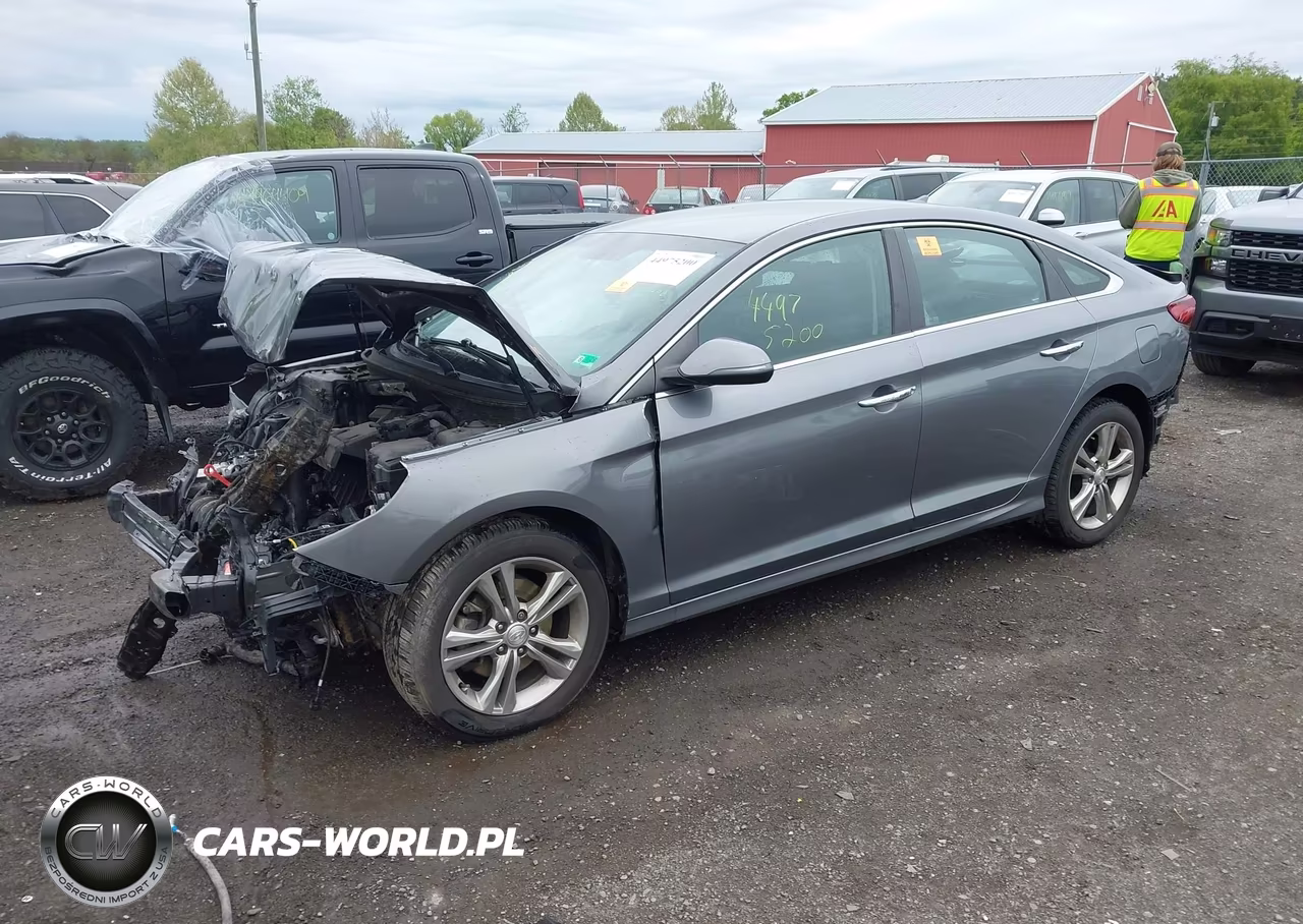 2018 Hyundai Sonata Sel VIN:5NPE34AF7JH637477 - 2