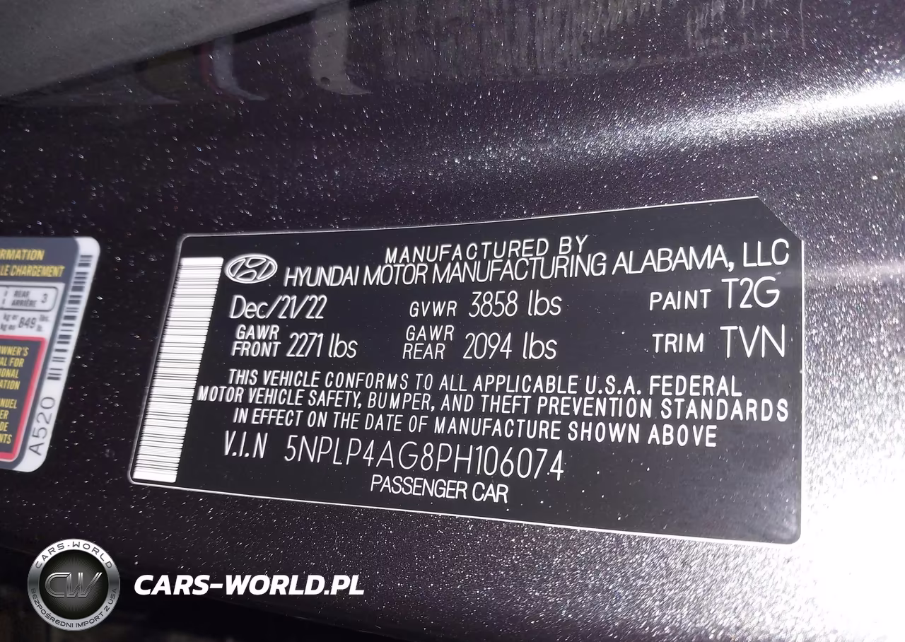 2023 Hyundai Elantra Limited VIN:5NPLP4AG8PH106074 - 9