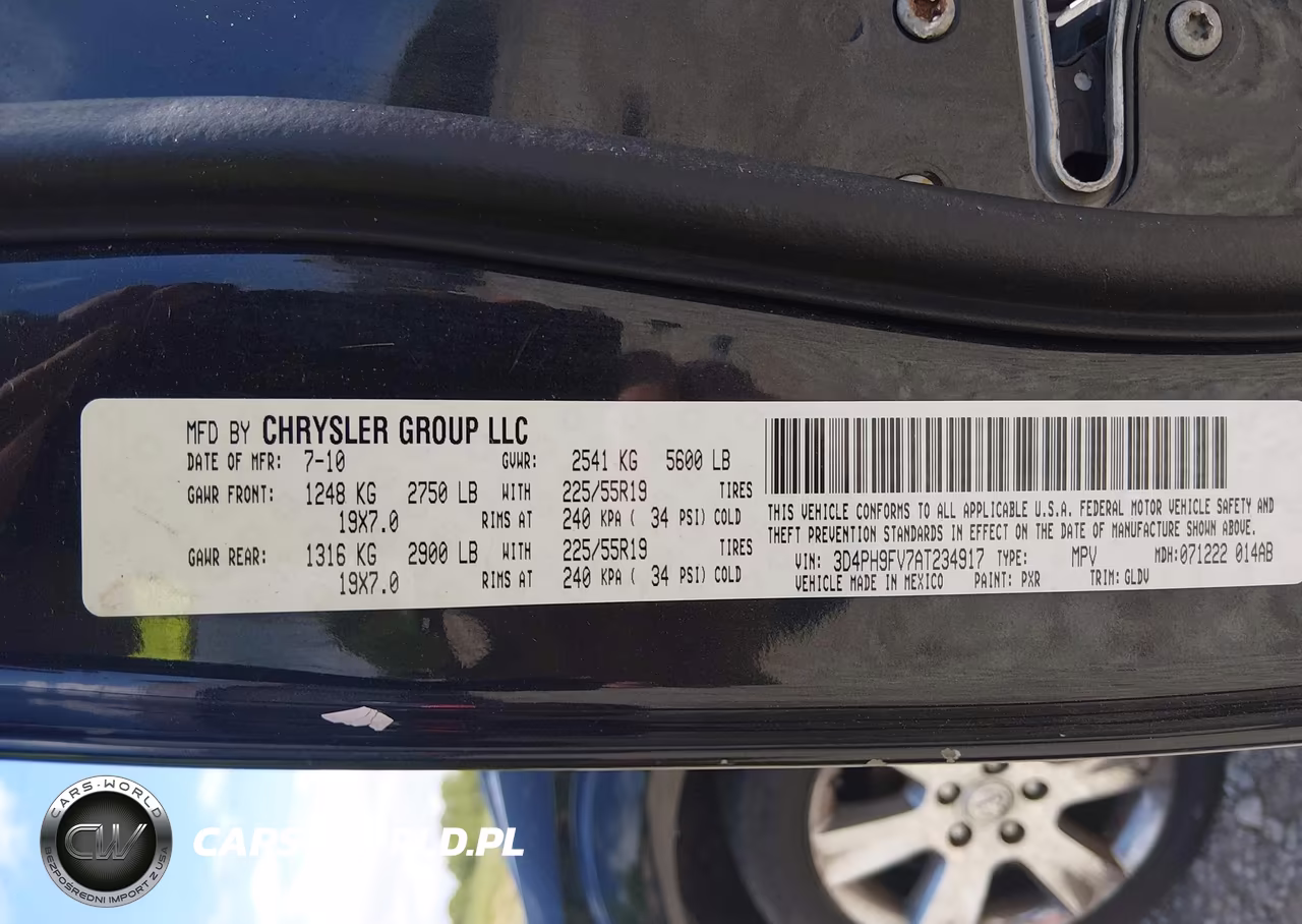 2010 Dodge Journey R-T VIN:3D4PH9FV7AT234917 - 9