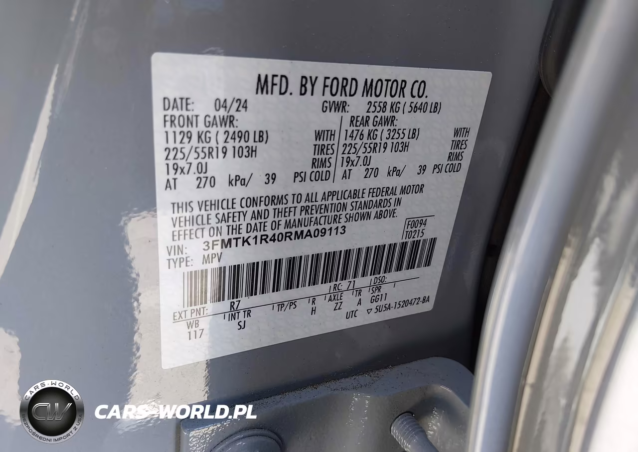 2024 Ford Mustang Mach-E Select VIN:3FMTK1R40RMA09113 - 9