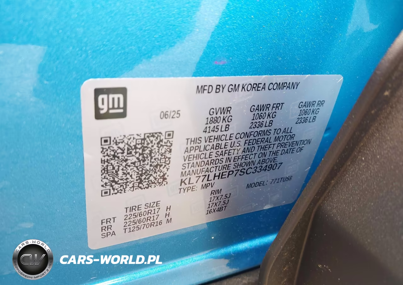 2025 Chevrolet Trax Fwd Lt VIN:KL77LHEP7SC334907 - 9