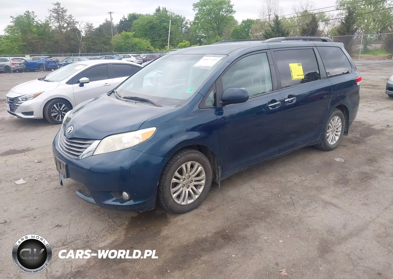 2012 Toyota Sienna Xle V6 8 Passenger VIN:5TDYK3DC4CS223680 - 2