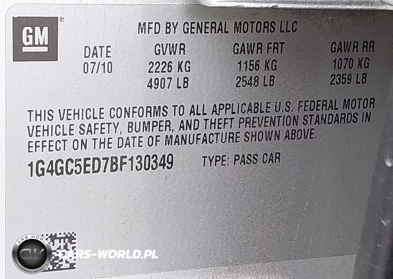 2011 Buick Lacrosse Cxl VIN:1G4GC5ED7BF130349 - 9