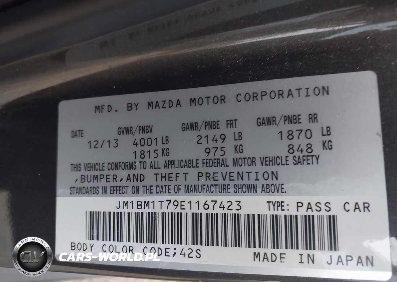 2014 Mazda Mazda3 I Sv VIN:JM1BM1T79E1167423 - 9