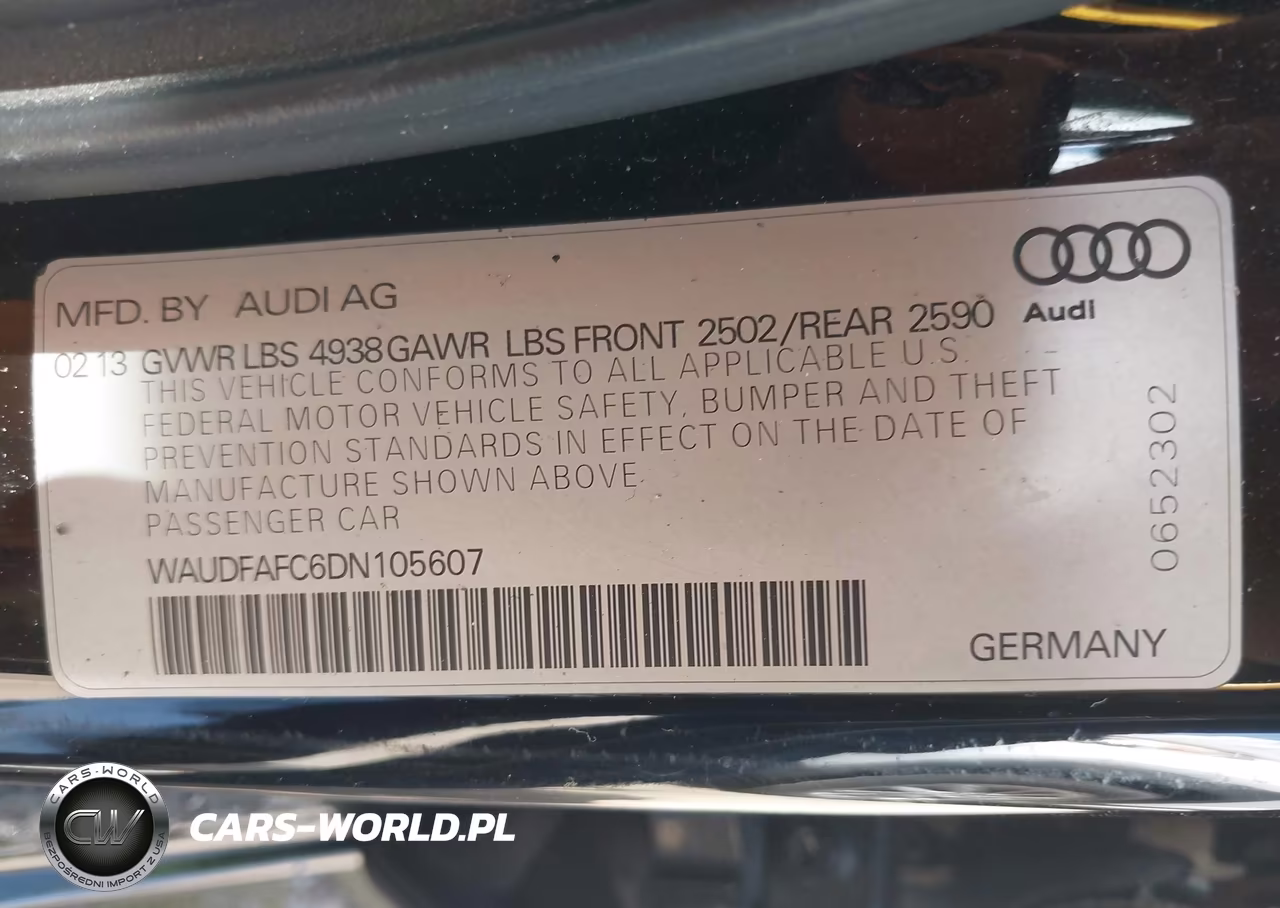 2013 Audi A6 2.0T Premium VIN:WAUDFAFC6DN105607 - 9