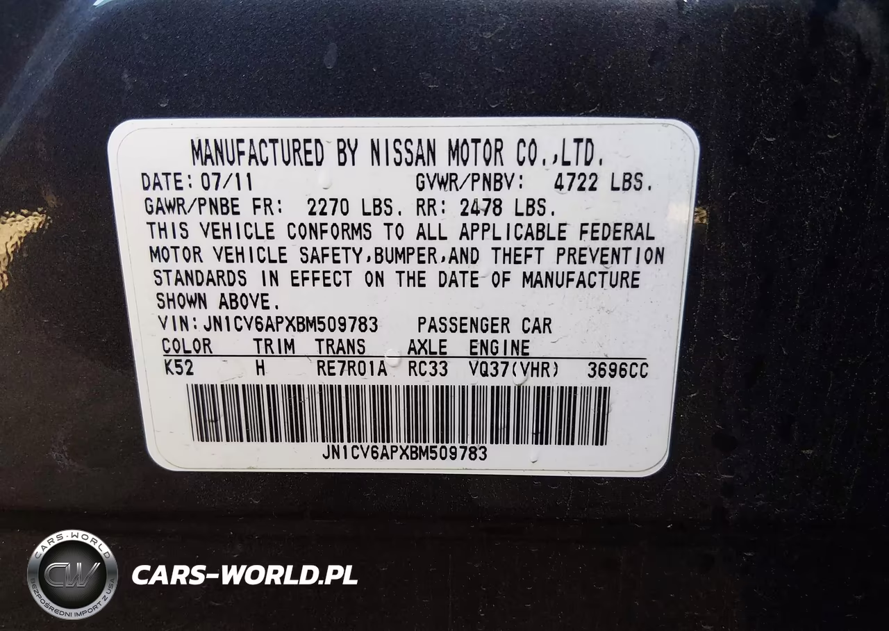 2011 Infiniti G37 Journey VIN:JN1CV6APXBM509783 - 9