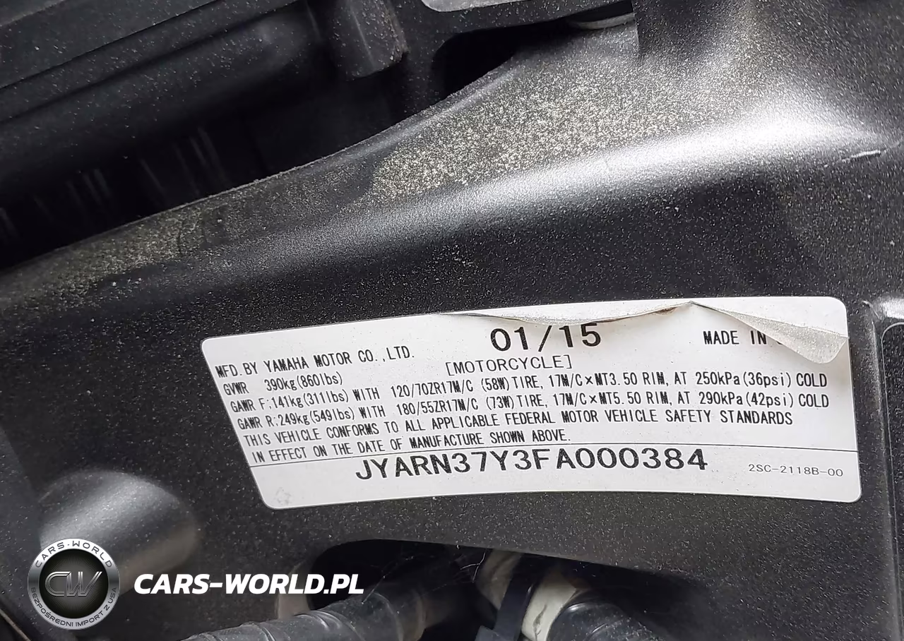 2015 Yamaha Fj09 C VIN:JYARN37Y3FA000384 - 10