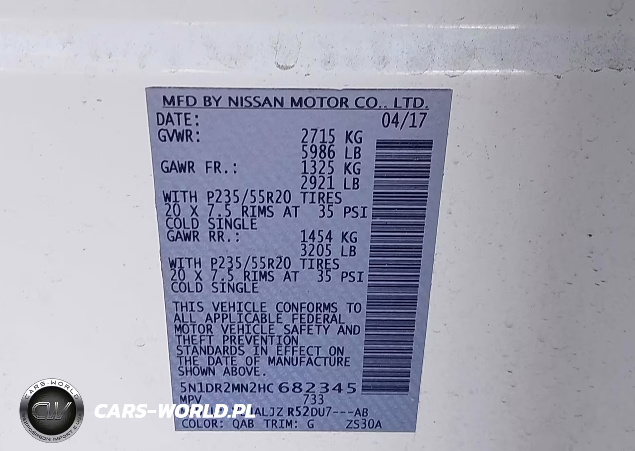 2017 Nissan Pathfinder Platinum VIN:5N1DR2MN2HC682345 - 9