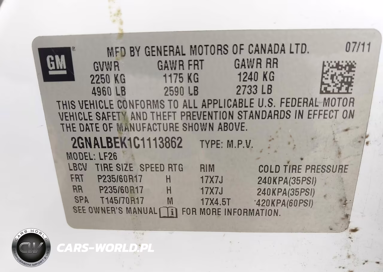 2012 Chevrolet Equinox Ls VIN:2GNALBEK1C1113862 - 9