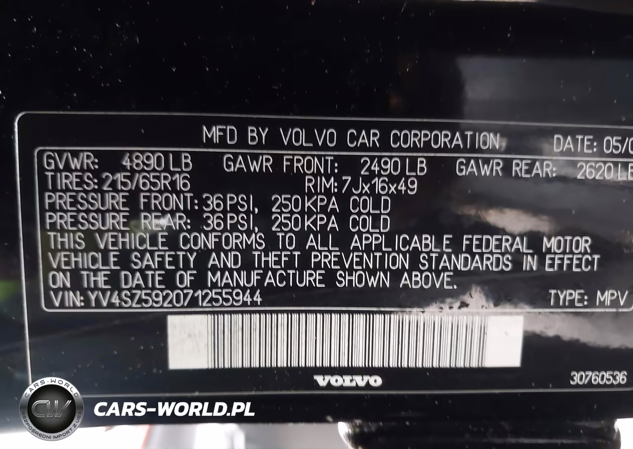 2007 Volvo Xc70 2.5T VIN:YV4SZ592071255944 - 9
