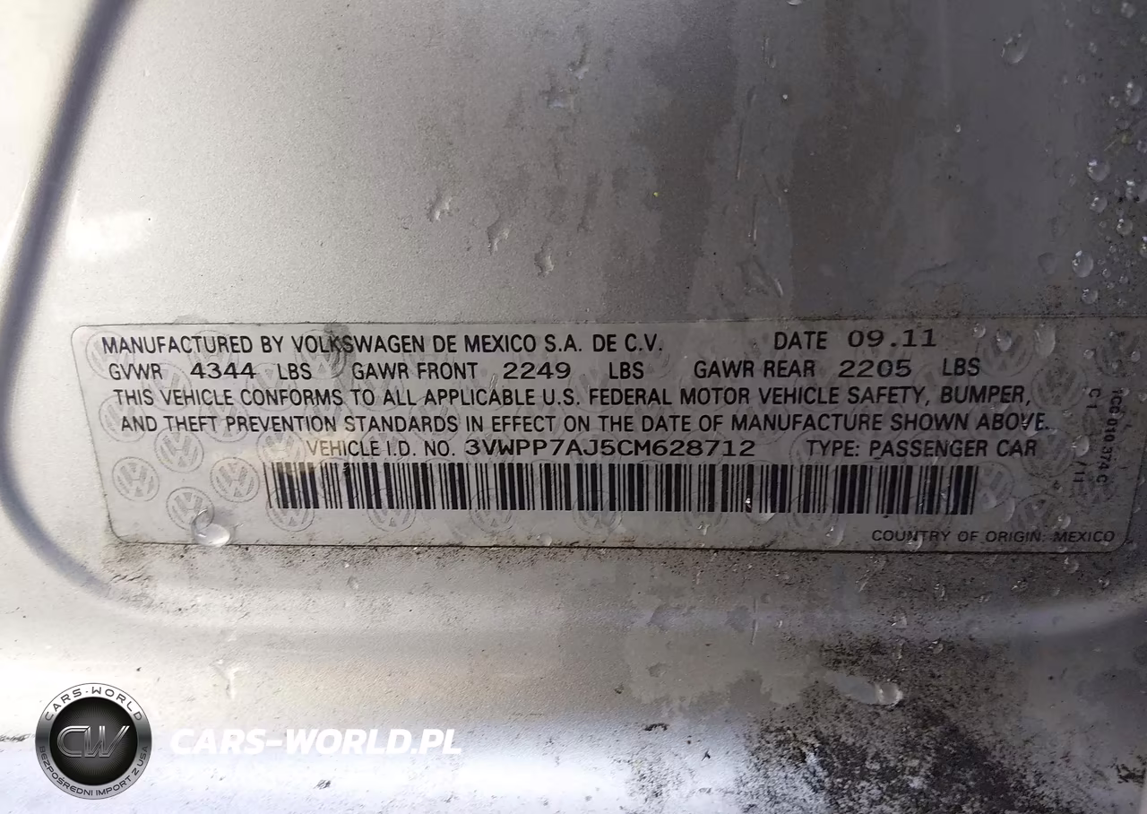 2012 Volkswagen Jetta Sportwagen 2.5L Se VIN:3VWPP7AJ5CM628712 - 9
