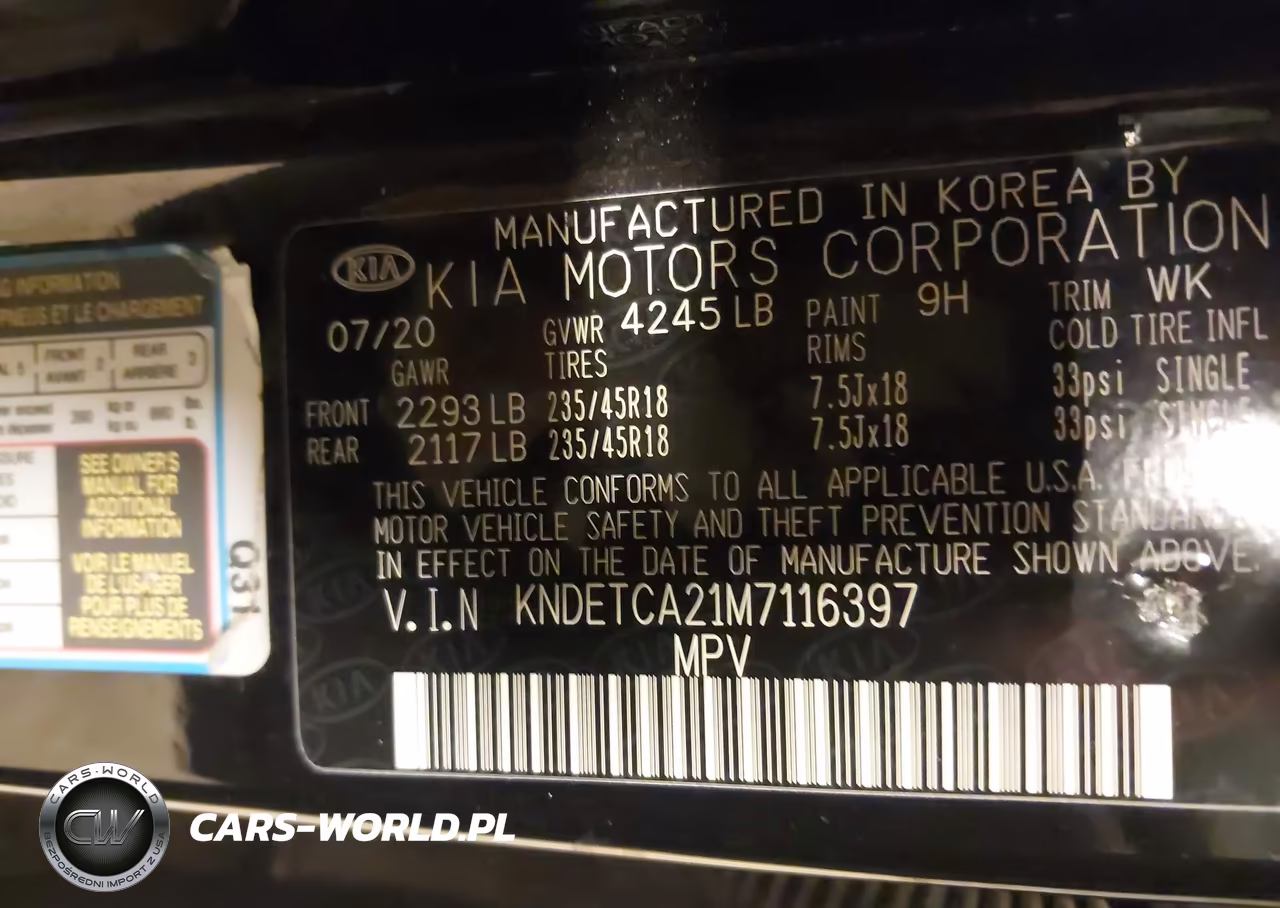 2021 Kia Seltos Sx Turbo VIN:KNDETCA21M7116397 - 9