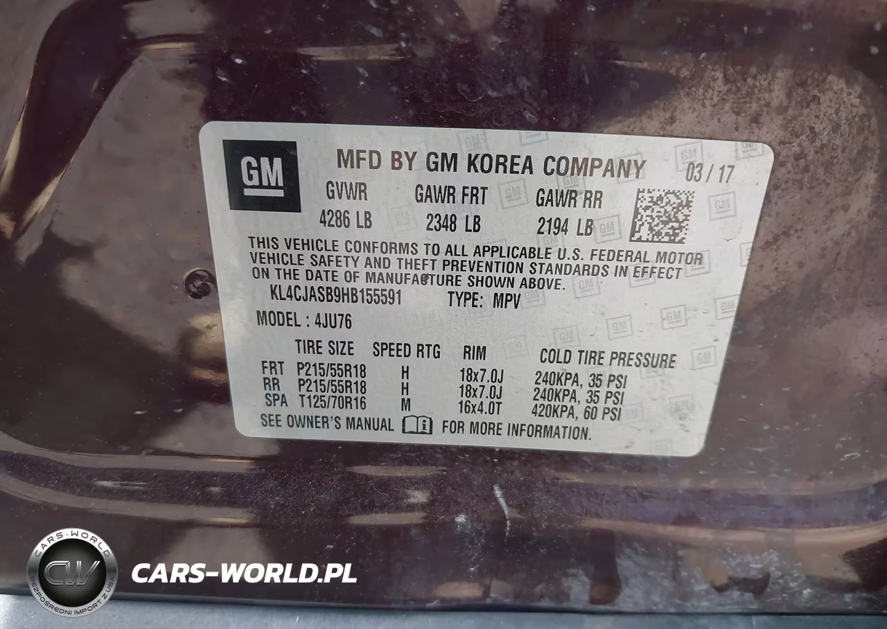 2017 Buick Encore Preferred VIN:KL4CJASB9HB155591 - 9