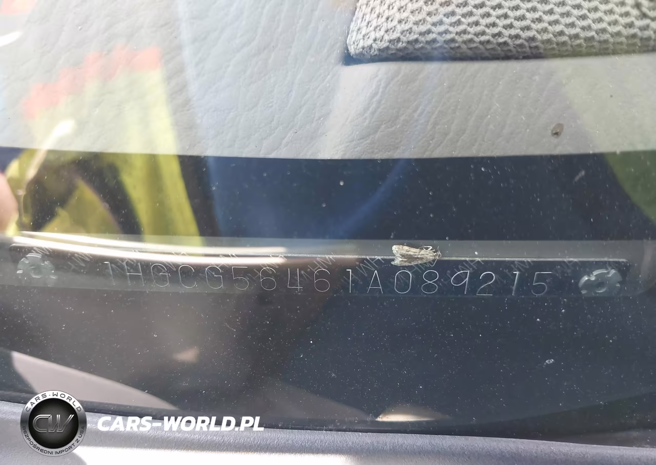 2001 Honda Accord 2.3 Lx VIN:1HGCG56461A089215 - 12