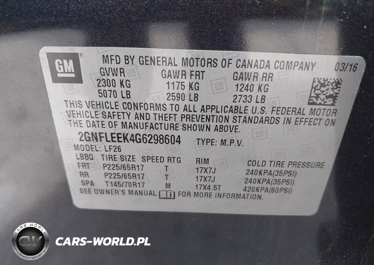 2016 Chevrolet Equinox Ls VIN:2GNFLEEK4G6298604 - 9