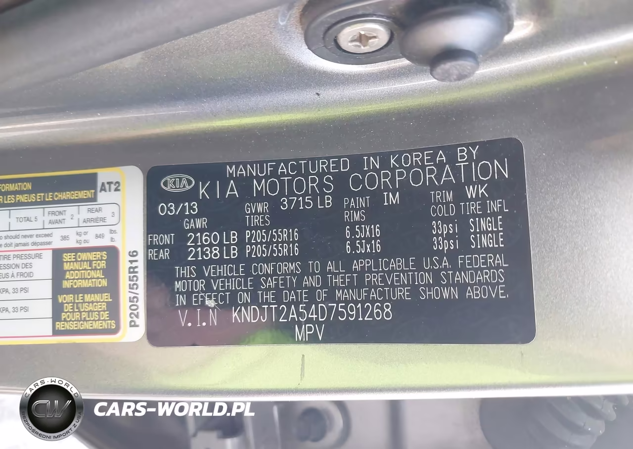 2013 Kia Soul VIN:KNDJT2A54D7591268 - 9