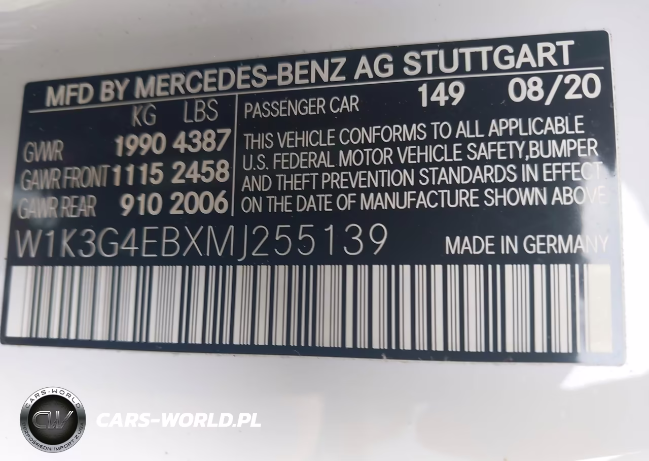 2021 Mercedes-Benz A 220 VIN:W1K3G4EBXMJ255139 - 9