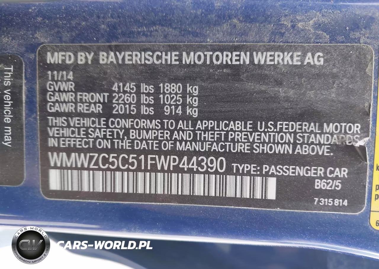 2015 Mini Countryman Cooper S VIN:WMWZC5C51FWP44390 - 9