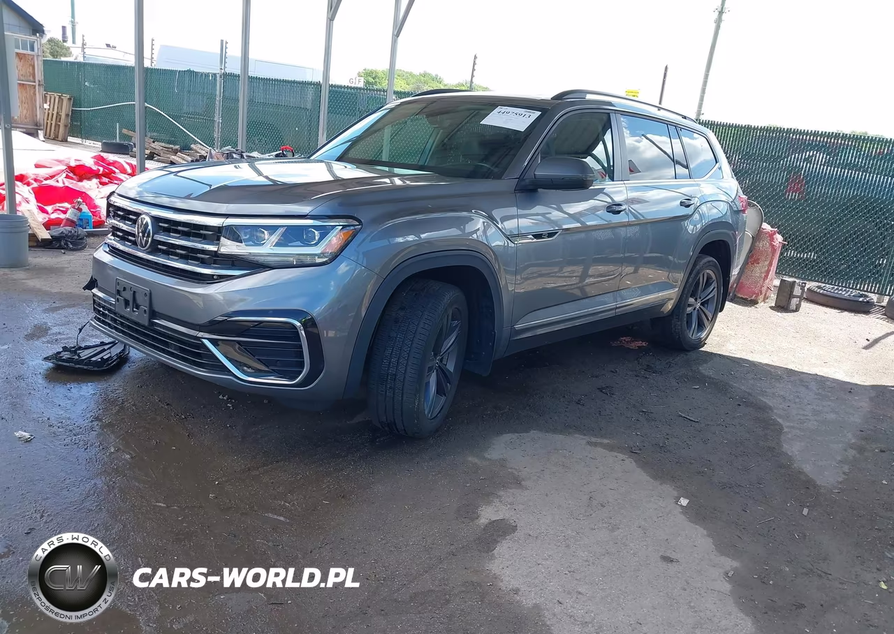2021 Volkswagen Atlas 3.6L V6 Se W-Technology R-Line VIN:1V2RR2CA1MC610733 - 2