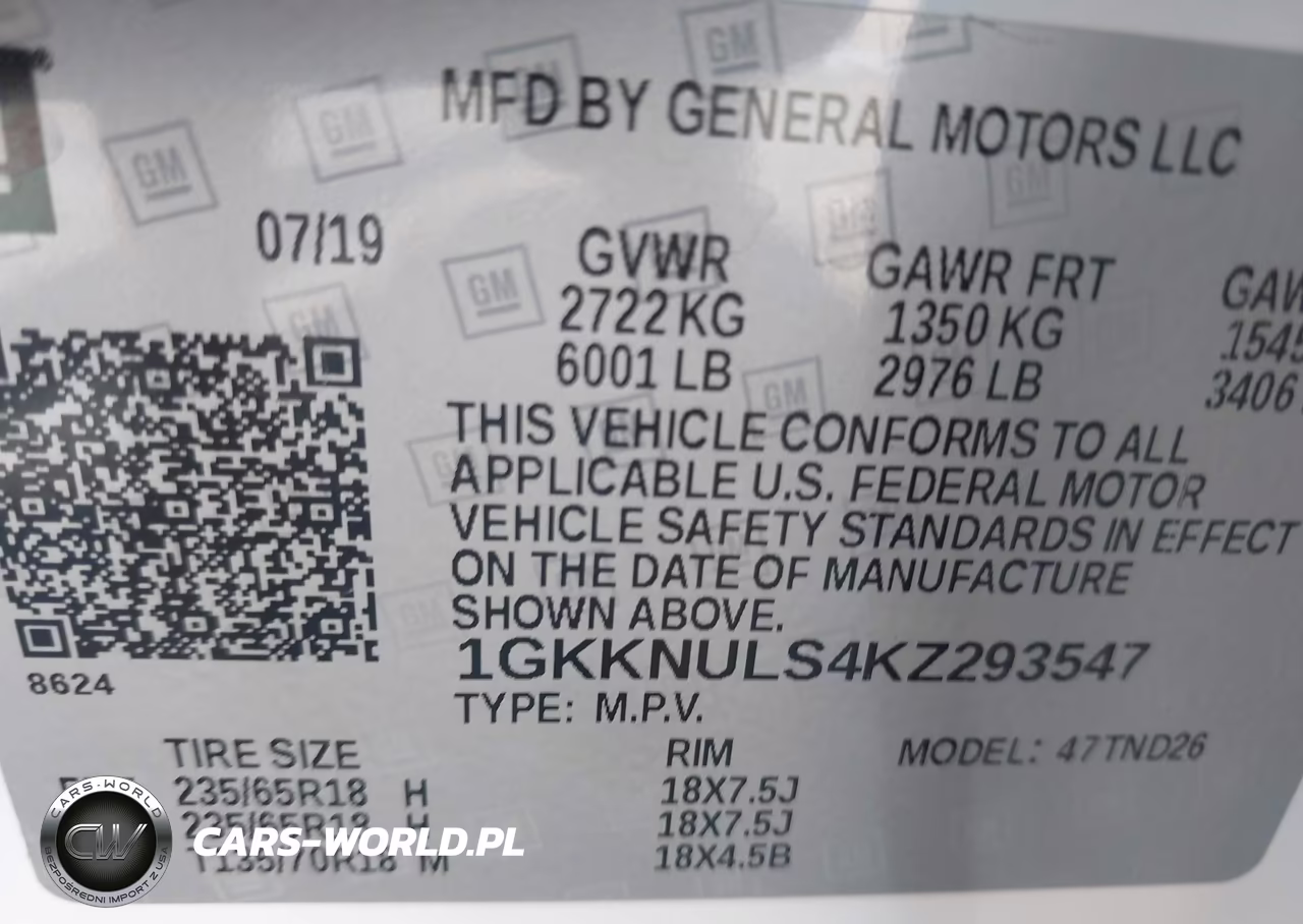 2019 GMC Acadia Slt-1 VIN:1GKKNULS4KZ293547 - 9