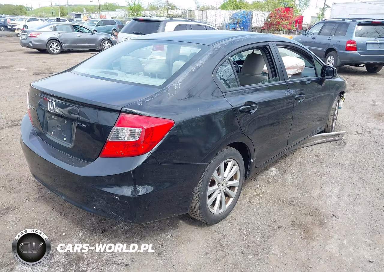 2012 Honda Civic Ex VIN:19XFB2F83CE354166 - 4
