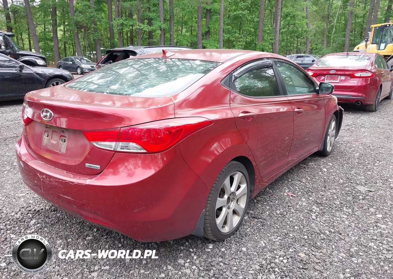 2013 Hyundai Elantra Limited VIN:5NPDH4AE8DH231426 - 4