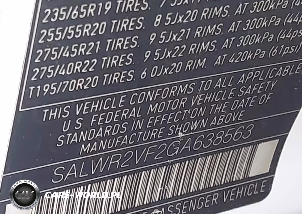 2016 Land Rover Range Rover Sport 3.0L V6 Supercharged Hse VIN:SALWR2VF2GA638563 - 9