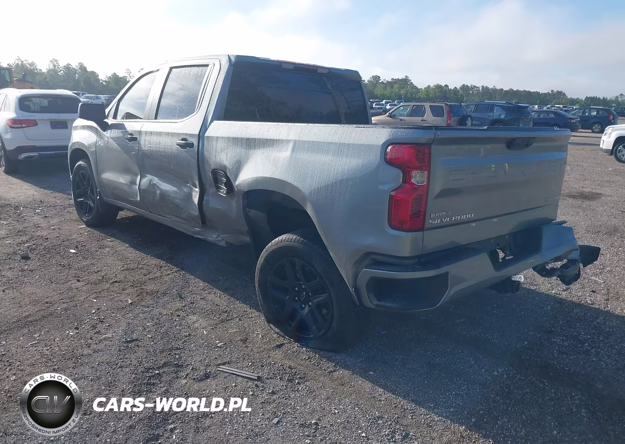 2024 Chevrolet Silverado 1500 2Wd Short Bed Custom VIN:1GCPABEK0RZ403843 - 3