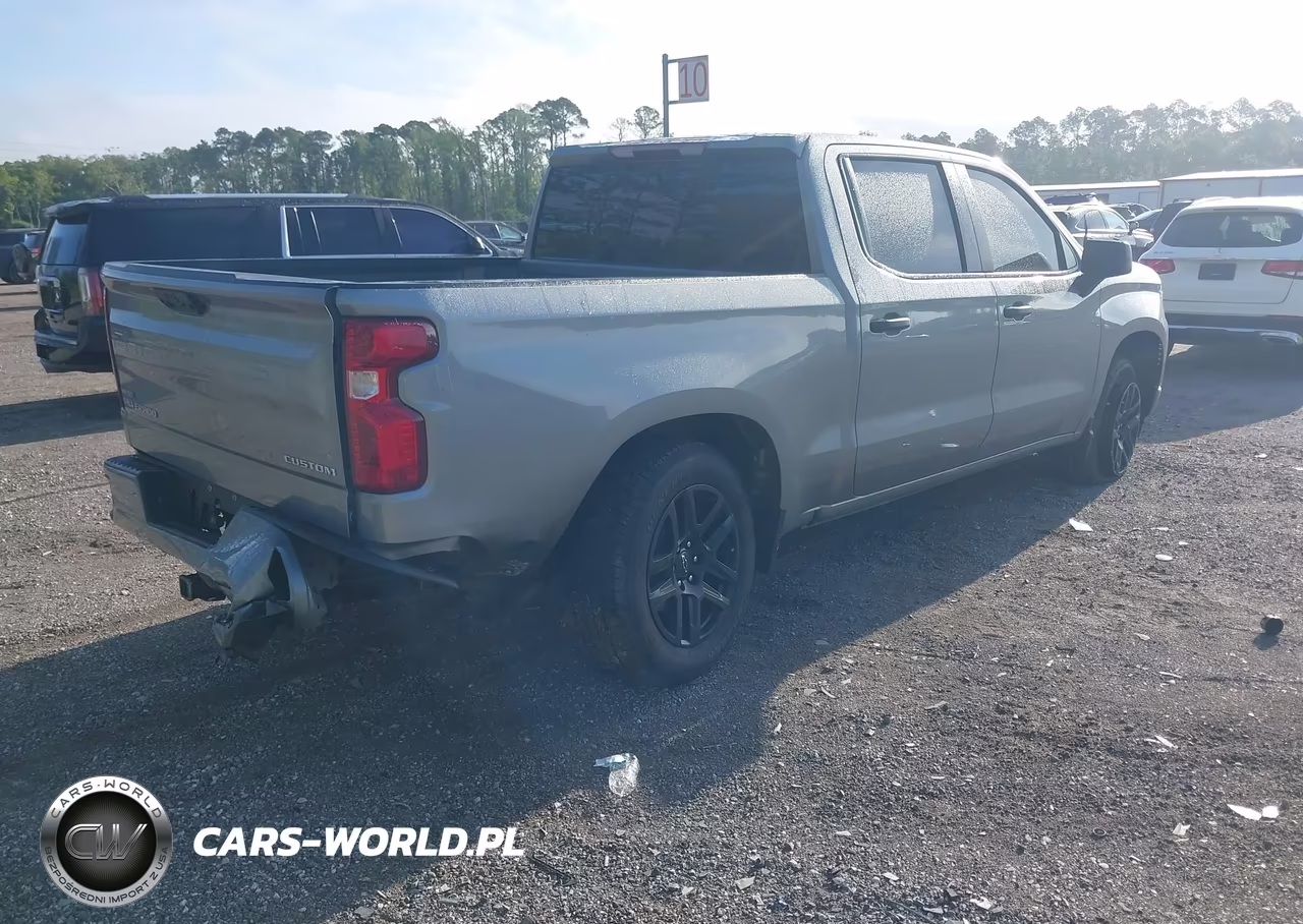 2024 Chevrolet Silverado 1500 2Wd Short Bed Custom VIN:1GCPABEK0RZ403843 - 4