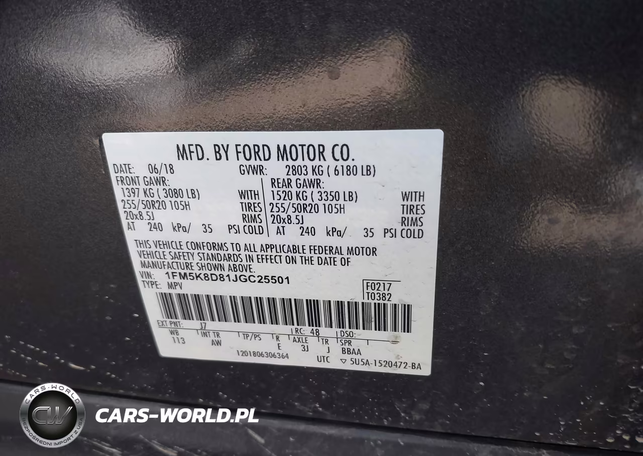 2018 Ford Explorer Xlt VIN:1FM5K8D81JGC25501 - 9