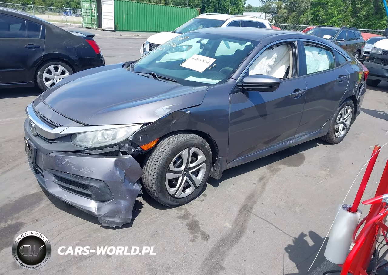 2016 Honda Civic Lx VIN:19XFC2F54GE002934 - 2