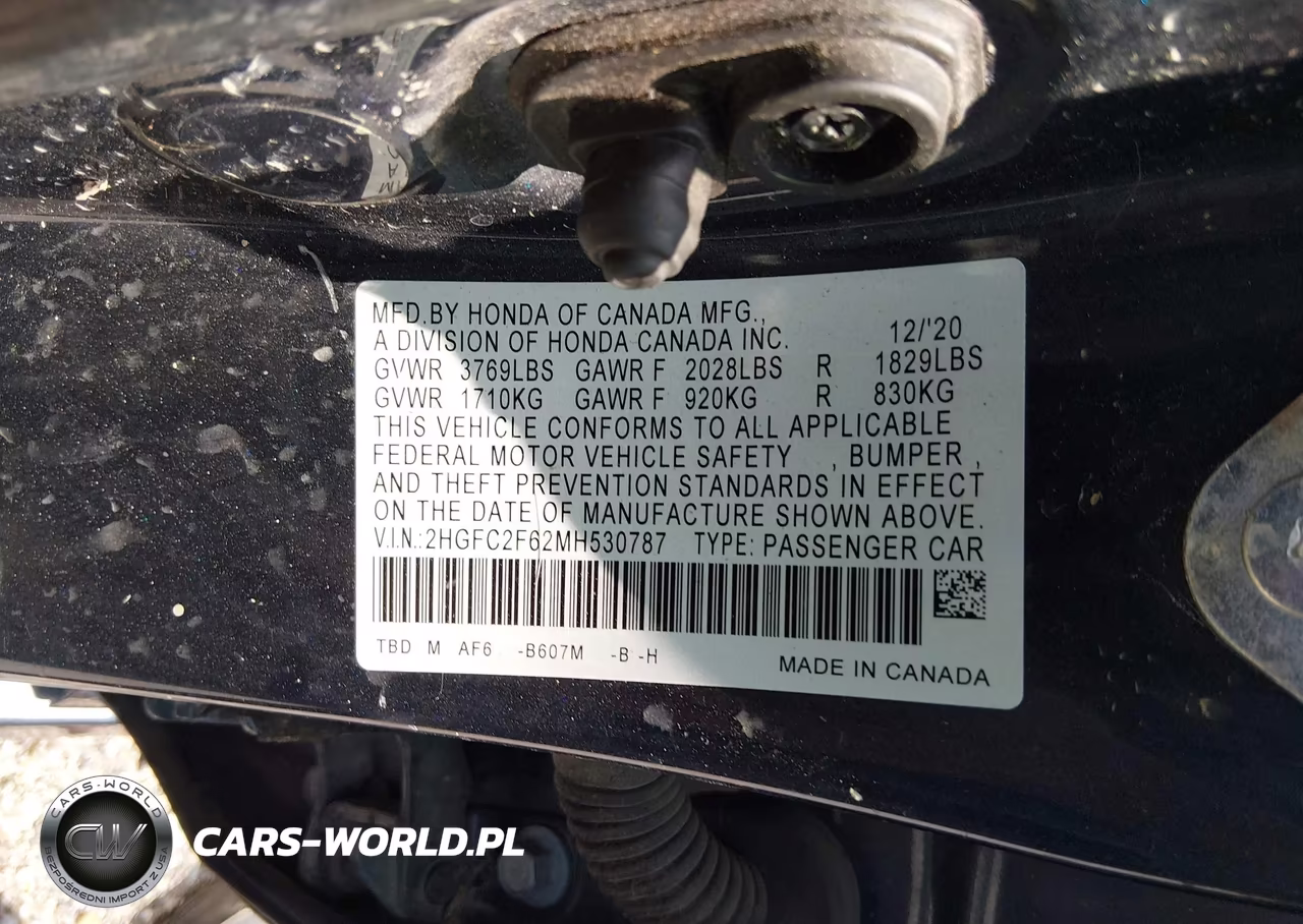 2021 Honda Civic Lx VIN:2HGFC2F62MH530787 - 9