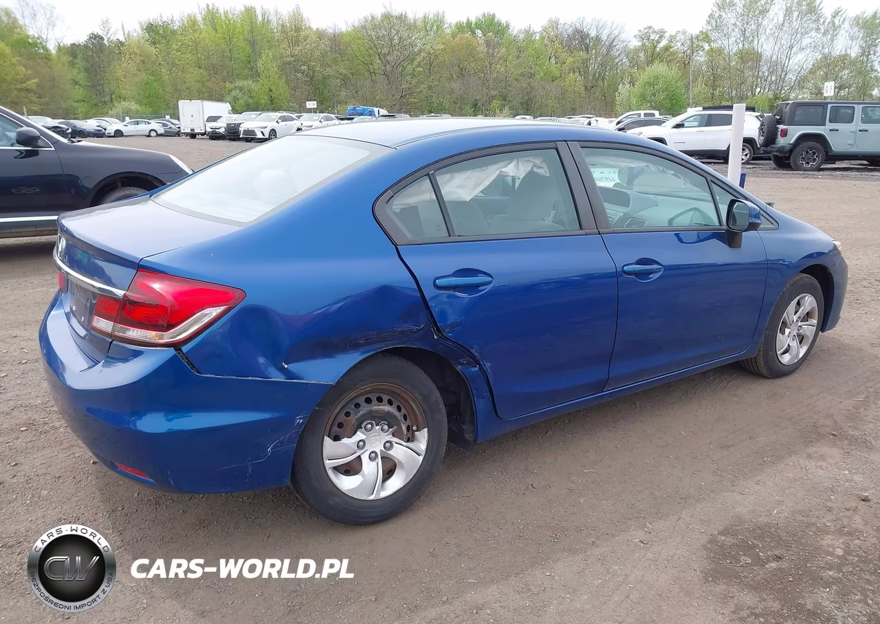 2013 Honda Civic Lx VIN:19XFB2F58DE215478 - 6