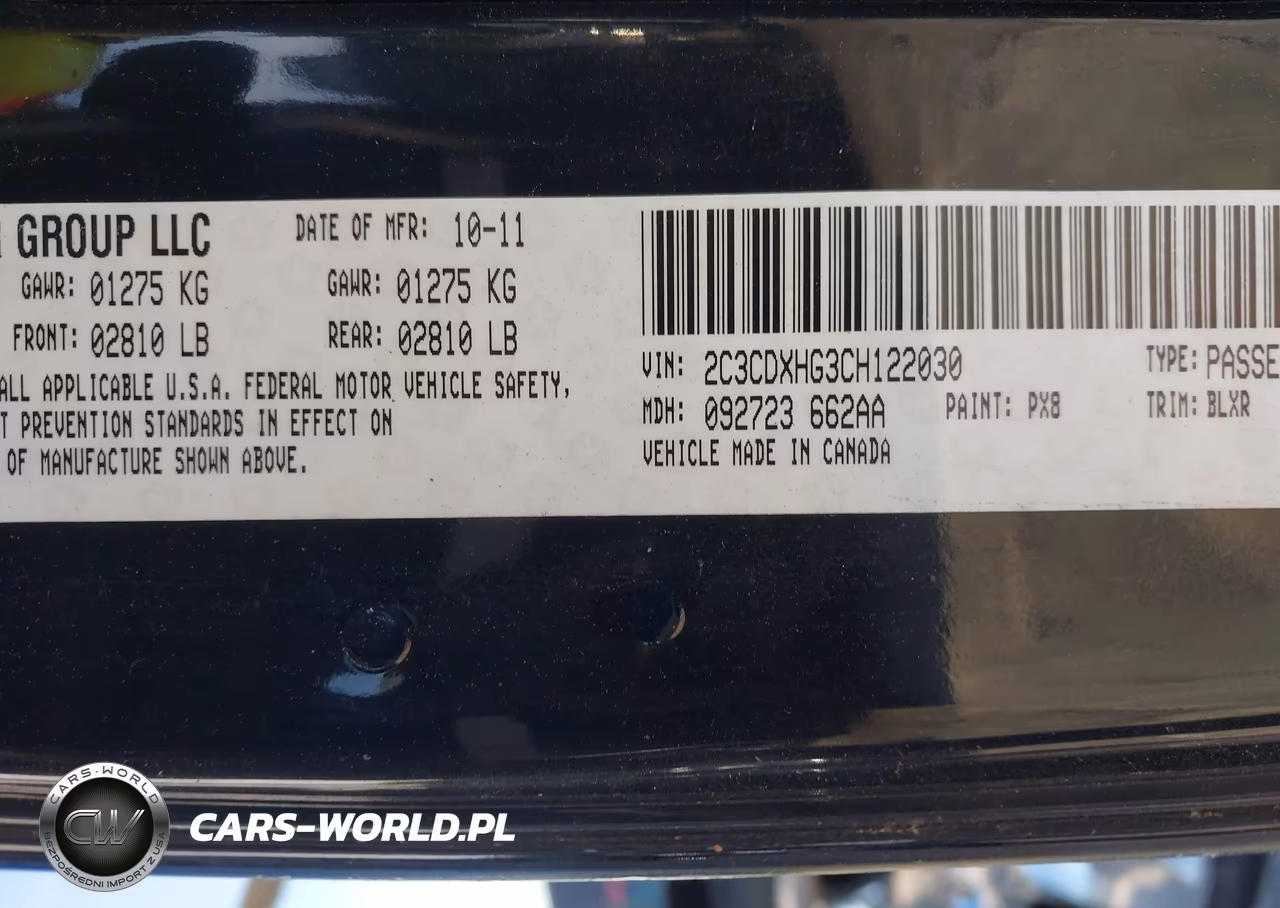 2012 Dodge Charger Sxt VIN:2C3CDXHG3CH122030 - 9