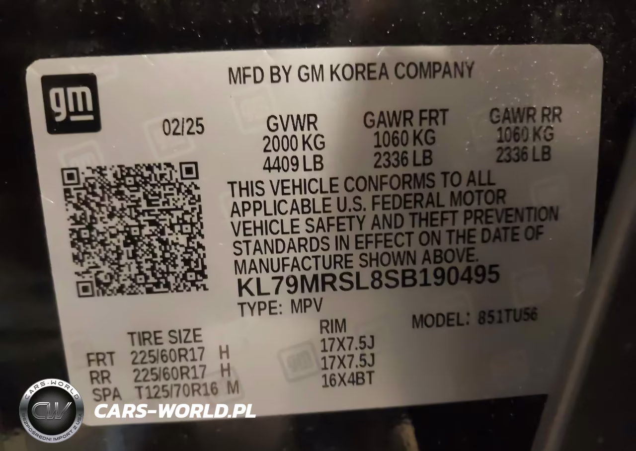 2025 Chevrolet Trailblazer Awd Lt VIN:KL79MRSL8SB190495 - 9