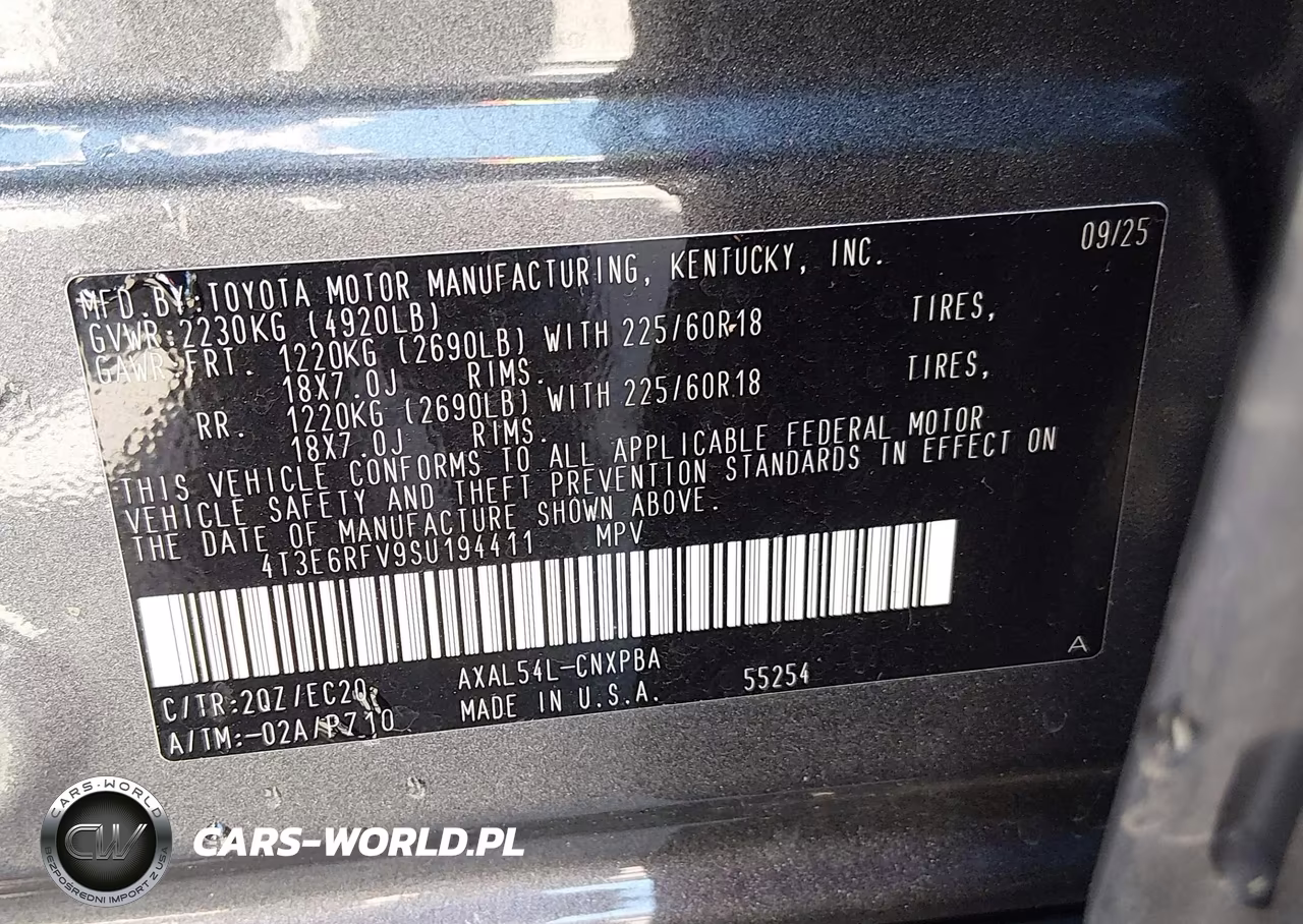 2025 Toyota Rav4 Hybrid Xse VIN:4T3E6RFV9SU194411 - 9