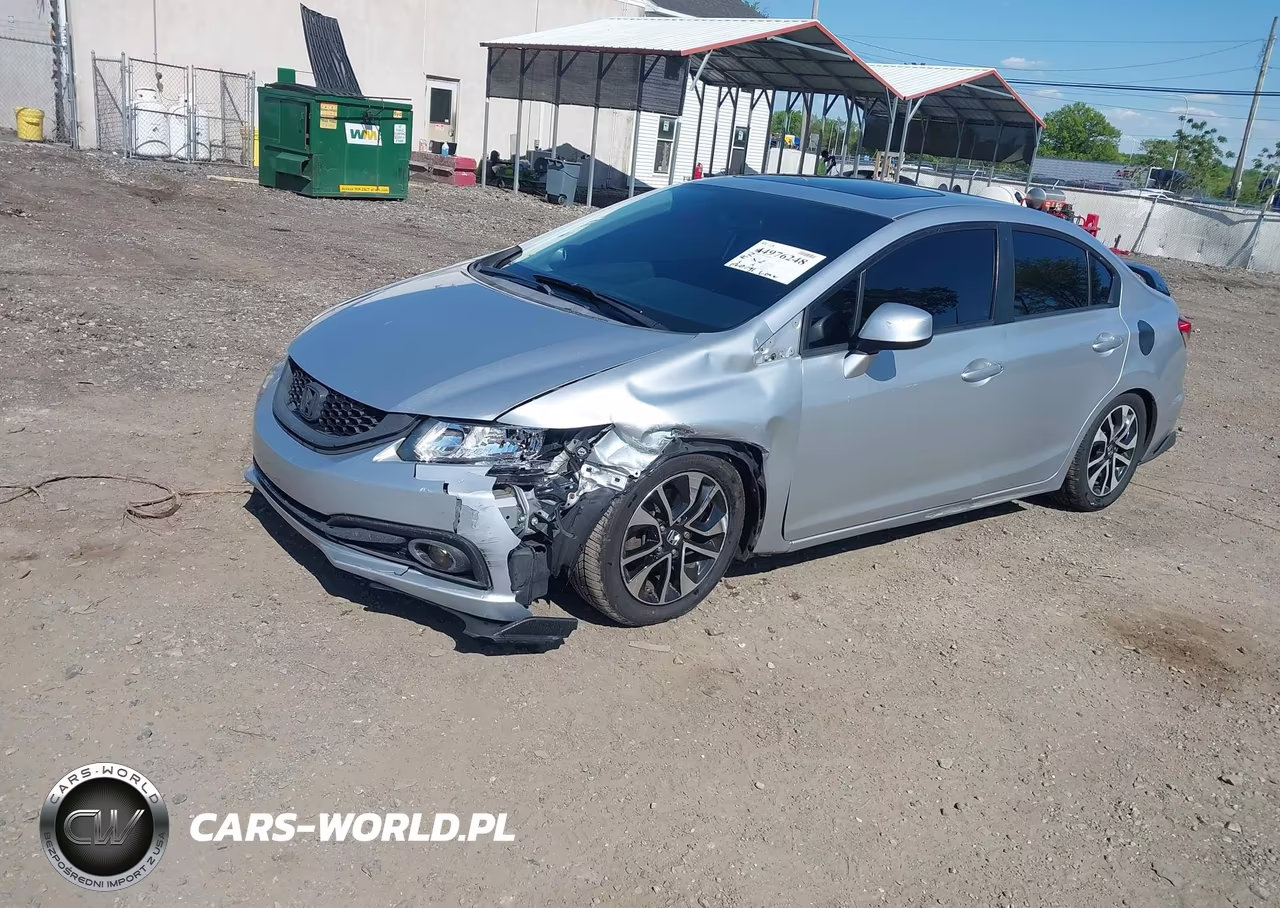 2013 Honda Civic Ex VIN:2HGFB2F83DH552043 - 2