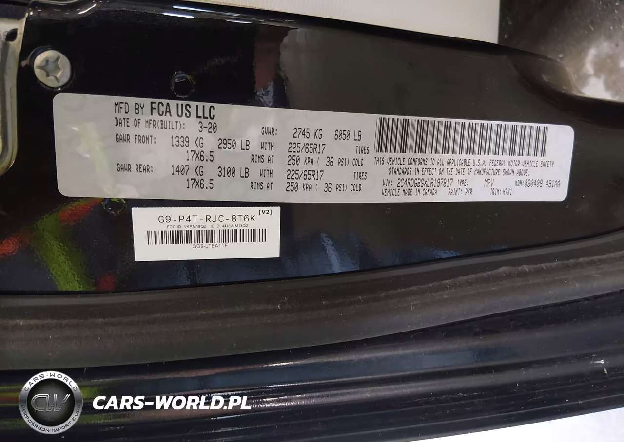 2020 Dodge Grand Caravan Se VIN:2C4RDGBGXLR197817 - 9