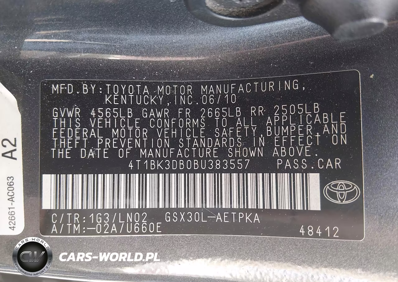 2011 Toyota Avalon Limited VIN:4T1BK3DB0BU383557 - 9
