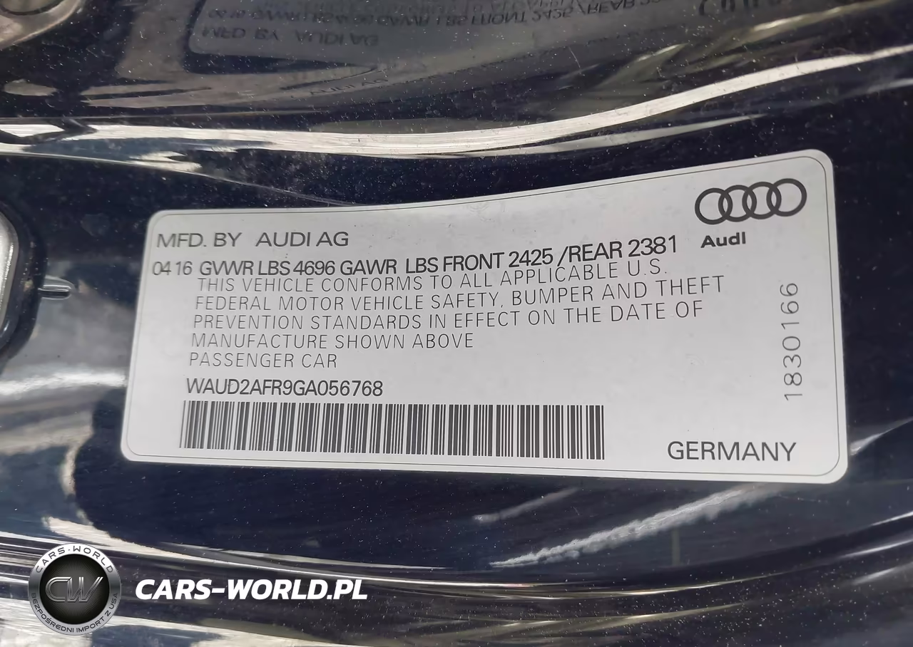 2016 Audi A5 2.0T Premium VIN:WAUD2AFR9GA056768 - 9