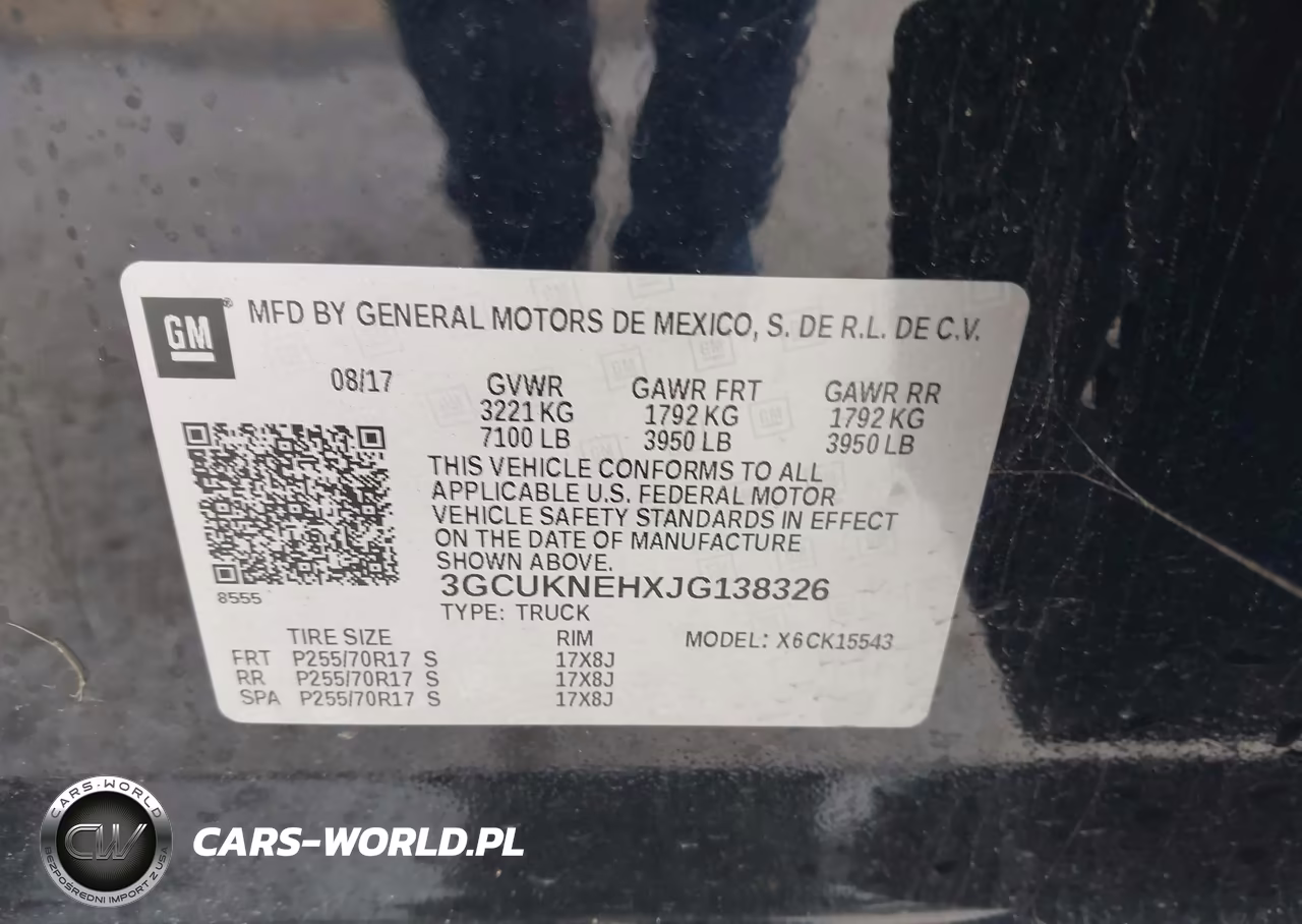 2018 Chevrolet Silverado 1500 Wt VIN:3GCUKNEHXJG138326 - 9