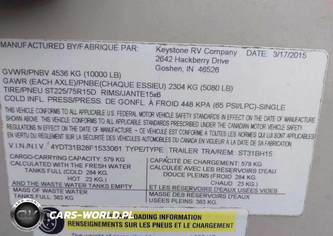 2015 Keystone Sprinter Other VIN:4YDT31B28F1533061 - 9